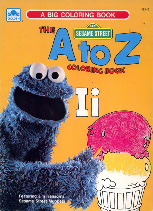 Sesame Street A to Z Coloring Book