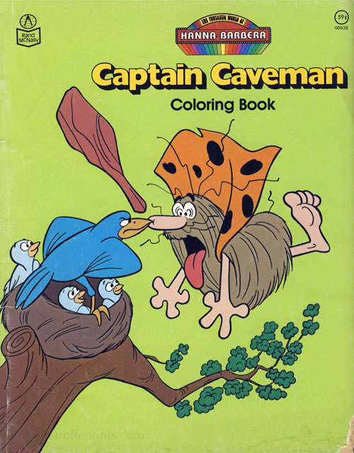 Captain Caveman & the Teen Angels Coloring Book
