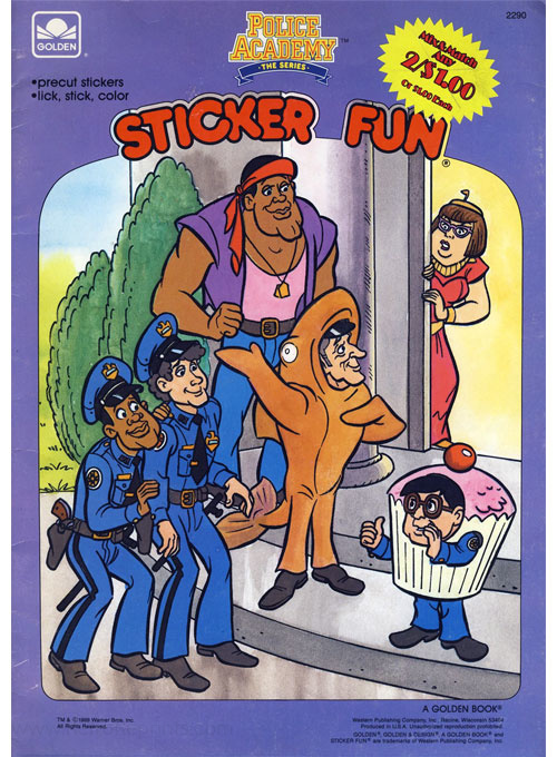 Police Academy: The Animated Series Sticker Fun