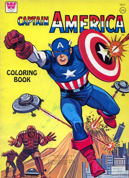 Captain America Coloring Book