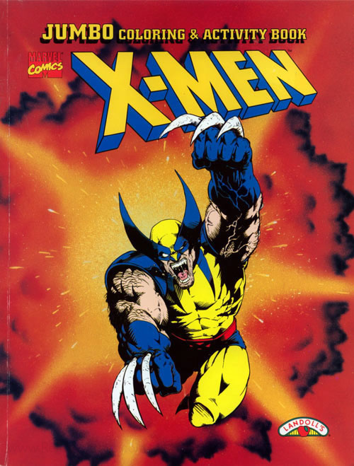 X-Men coloring and activity book