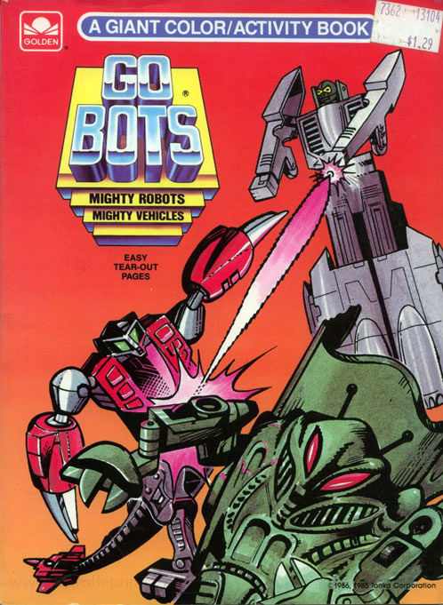 GoBots coloring and activity book