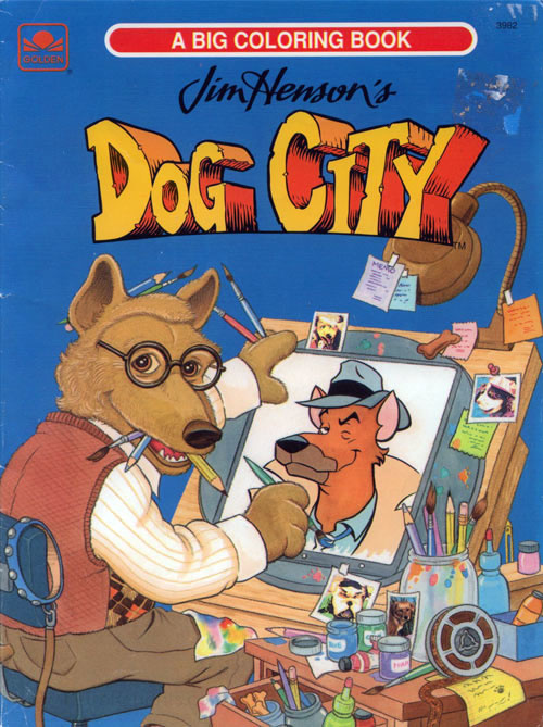Dog City, Jim Henson's Coloring Book