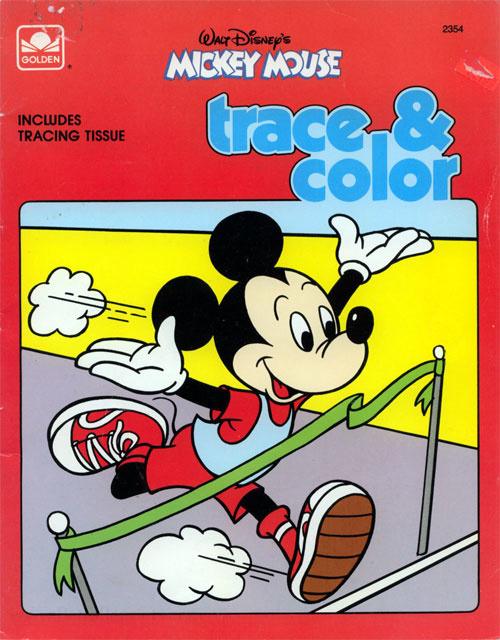 Mickey Mouse and Friends Trace & Color