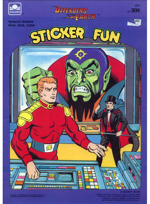 Defenders of the Earth Sticker Fun