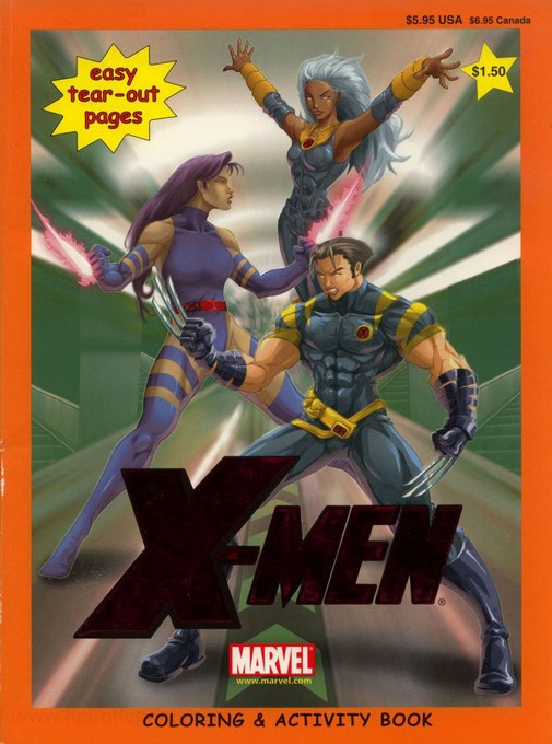 X-Men Coloring and Activity Book