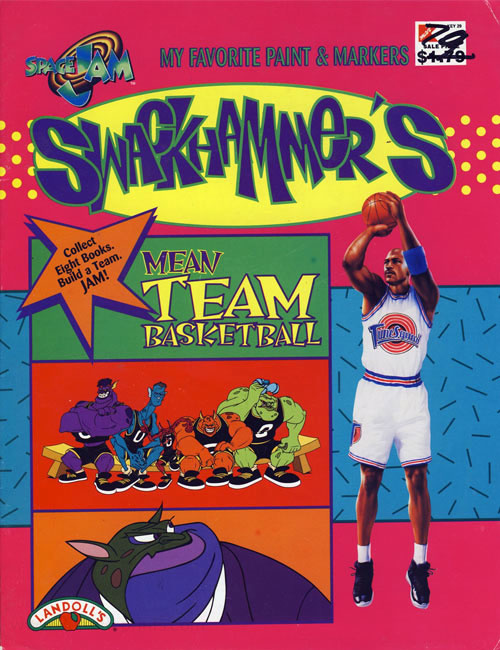Space Jam coloring and activity book