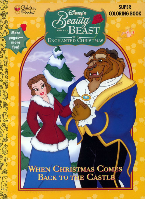 Beauty & the Beast: The Enchanted Christmas Coloring Book