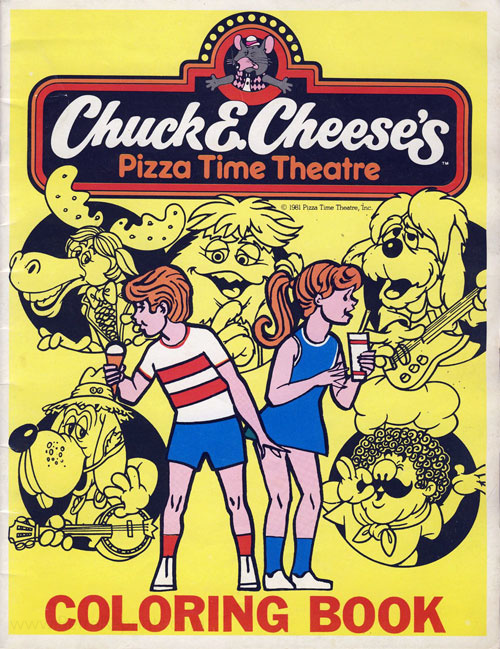 Chuck E. Cheese Coloring Book