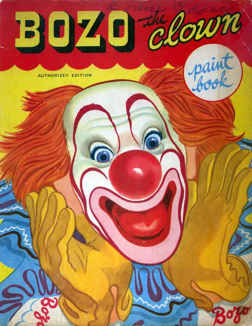 Bozo the Clown Paint Book