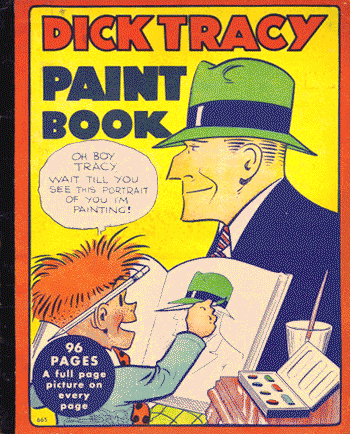 Dick Tracy Paint Book