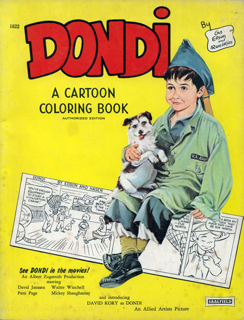 Comic Strips Dondi Coloring Book