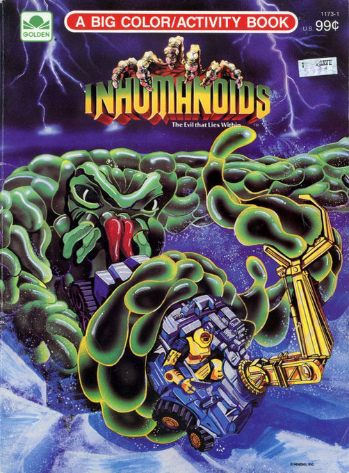 Inhumanoids Coloring and Activity Book