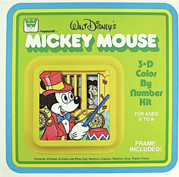 Mickey Mouse and Friends Color By Number