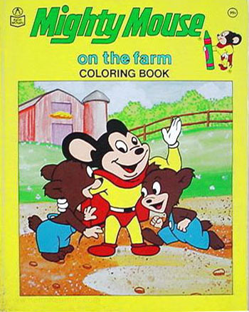 Mighty Mouse Coloring Book