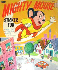 Mighty Mouse Sticker Fun