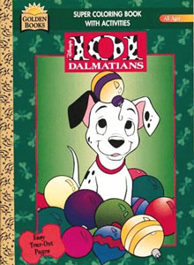 101 Dalmatians Super Coloring Book: Christmas