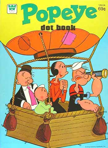 Popeye the Sailor Man Dot Book