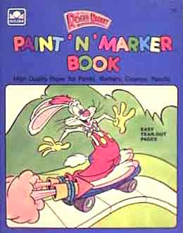 Who Framed Roger Rabbit Paint n Marker Book
