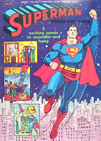 Superman Press Out Book