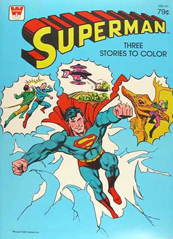 Superman Three Stories to Color