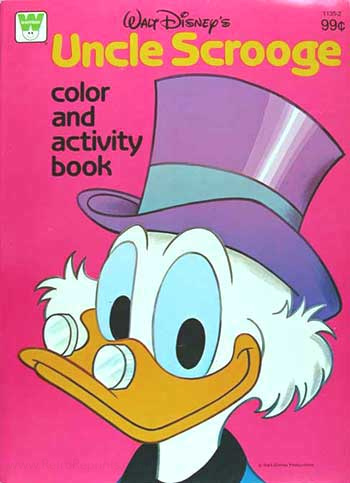 Uncle Scrooge Coloring and Activity Book