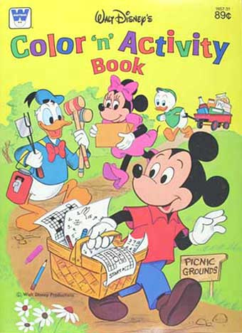 Disney Coloring and Activity Book