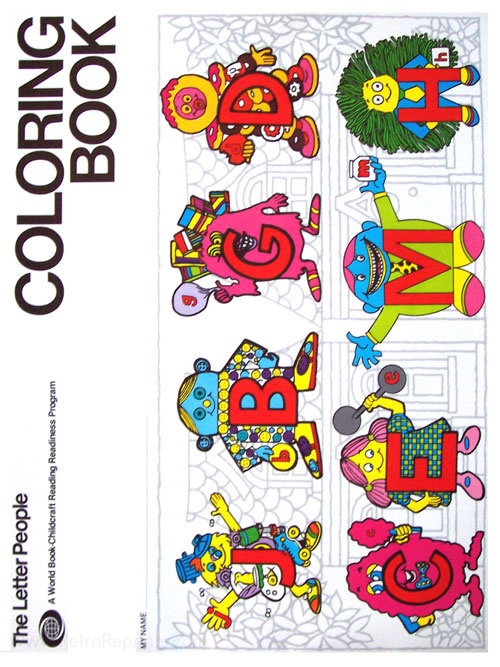 Letter People, The Coloring Book