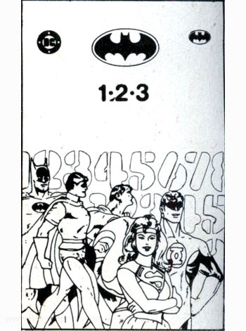 Batman 1-2-3 Coloring Book