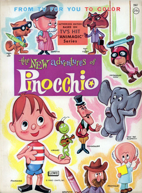 New Adventures of Pinocchio, The (RB) Coloring Book