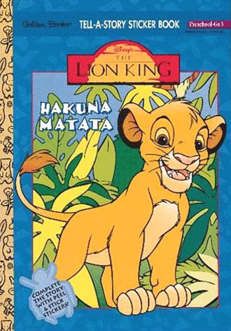 Lion King, The Sticker Book