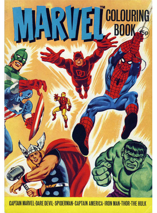 Marvel Super Heroes Coloring Book