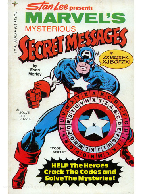 Marvel Super Heroes Mysterious Secret Messages