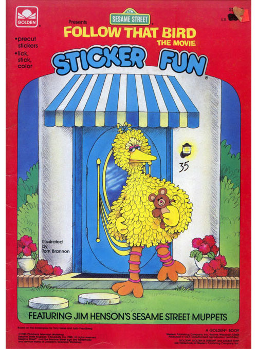 Sesame Street Presents: Follow That Bird Sticker Fun