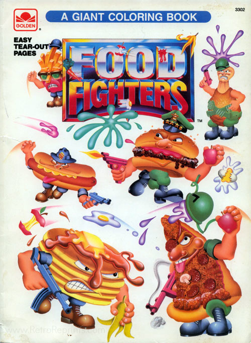 Food Fighters Coloring Book