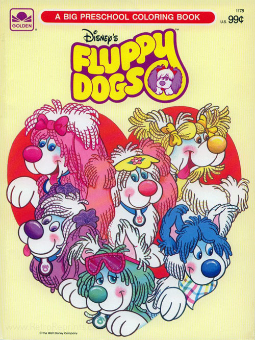Fluppy Dogs, Disney's Coloring Book