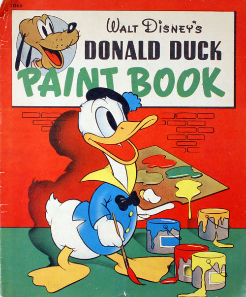 Donald Duck Paint Book