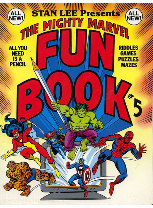 Marvel Super Heroes Fun Book #5