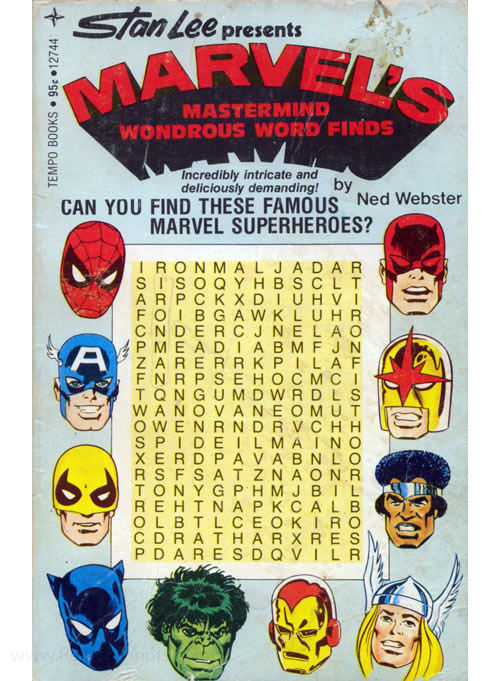 Marvel Super Heroes Mastermind Word Find