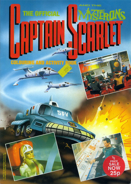 Captain Scarlet and the Mysterons Coloring and Activity Book