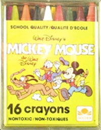 Mickey Mouse and Friends Crayons