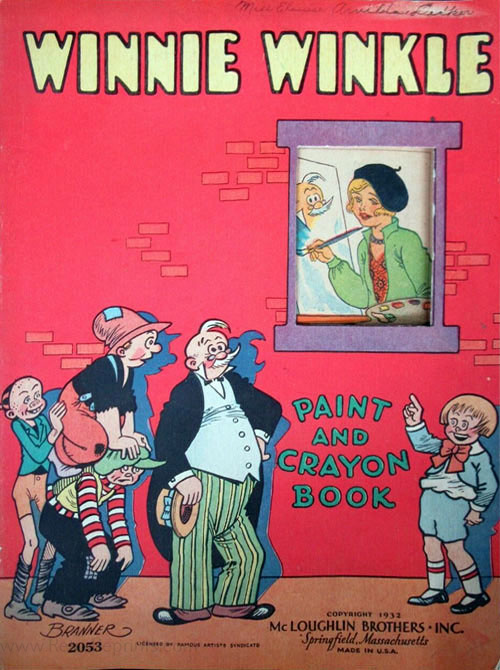 Comic Strips Winnie Winkle Coloring Book