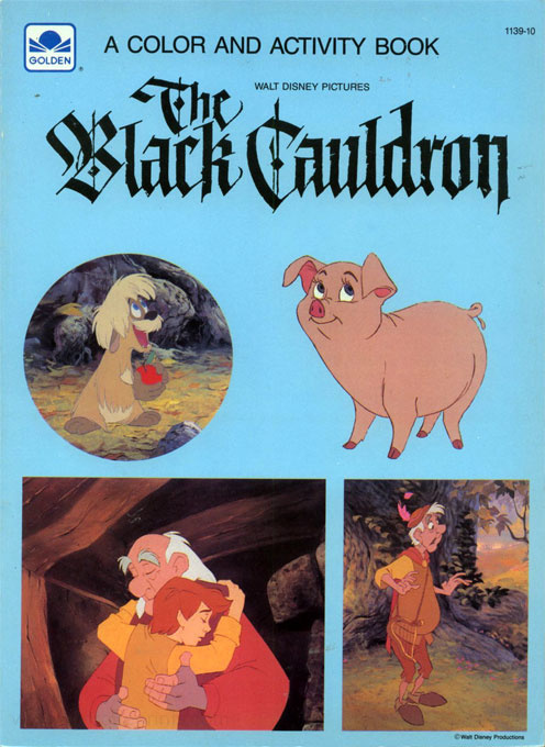Black Cauldron, The coloring and activity book