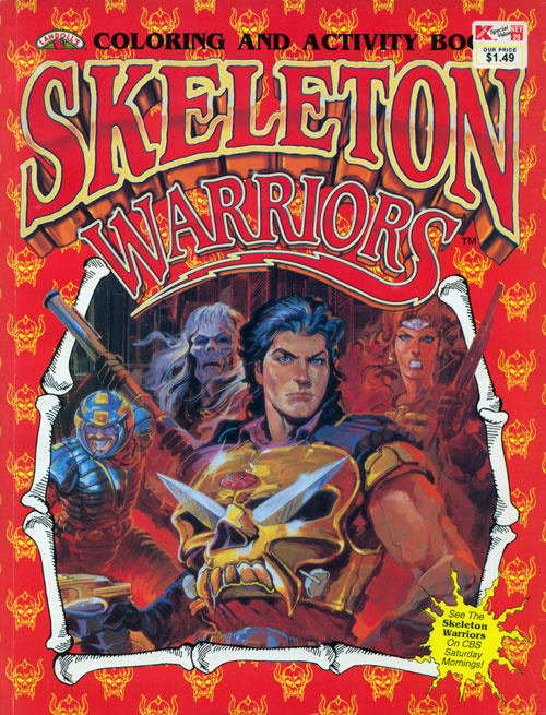 Skeleton Warriors Coloring and Activity Book