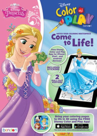 Princesses, Disney Color and Play