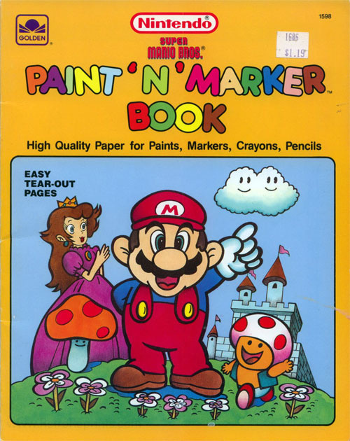 Super Mario Bros. Paint 'n' Marker Book