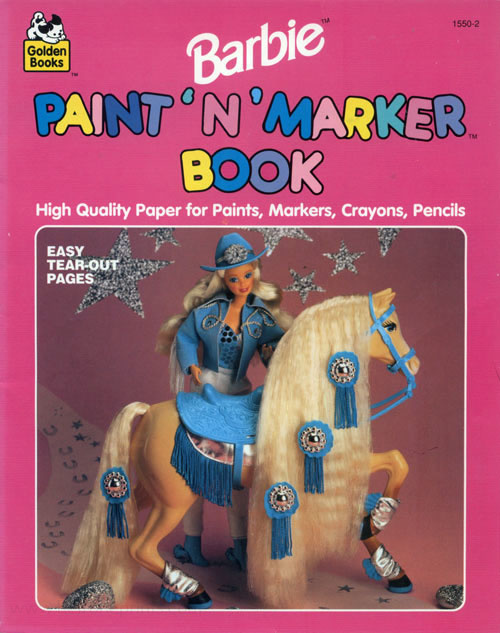 Barbie Paint 'n' Marker Book