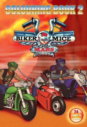Biker Mice from Mars Coloring Book