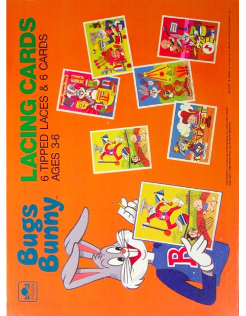 Bugs Bunny Lacing Cards