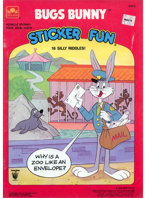 Bugs Bunny Sticker Fun